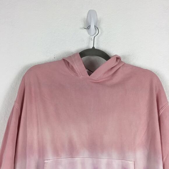 NWT Wildfox Tie Dye Pink Hoodie Oversized  Sweatshirt Small Cozy Loungewear - Picture 4 of 13